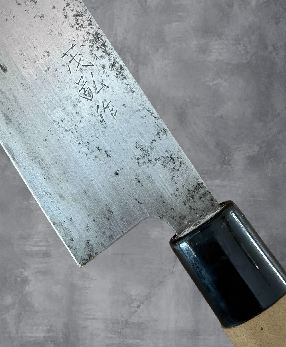 Japansk Santoku 17,5 cm – brugt/vintage