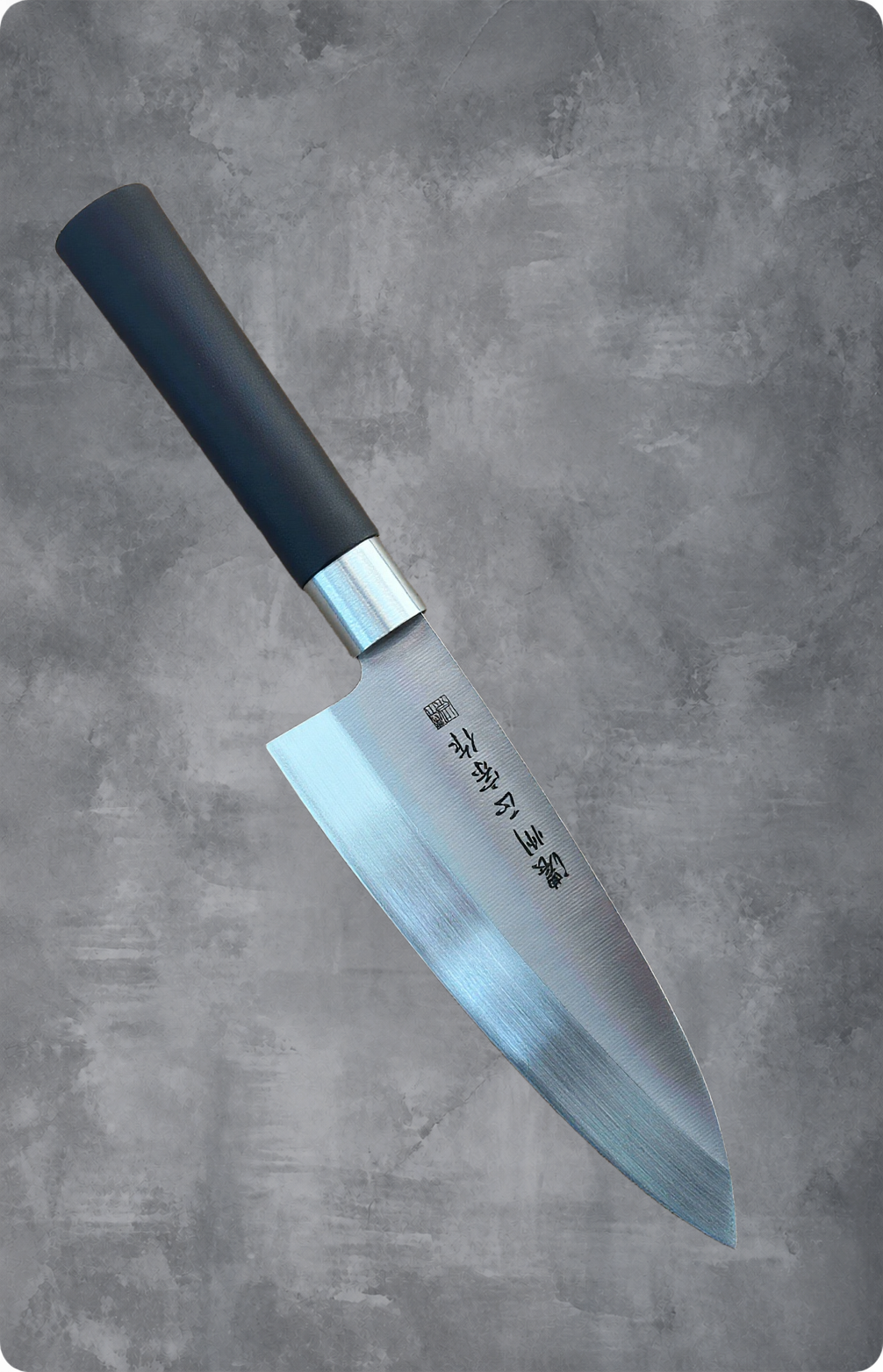 Deba Nōshū Masamune 16,5 cm – mørkebrunt plastskæfte
