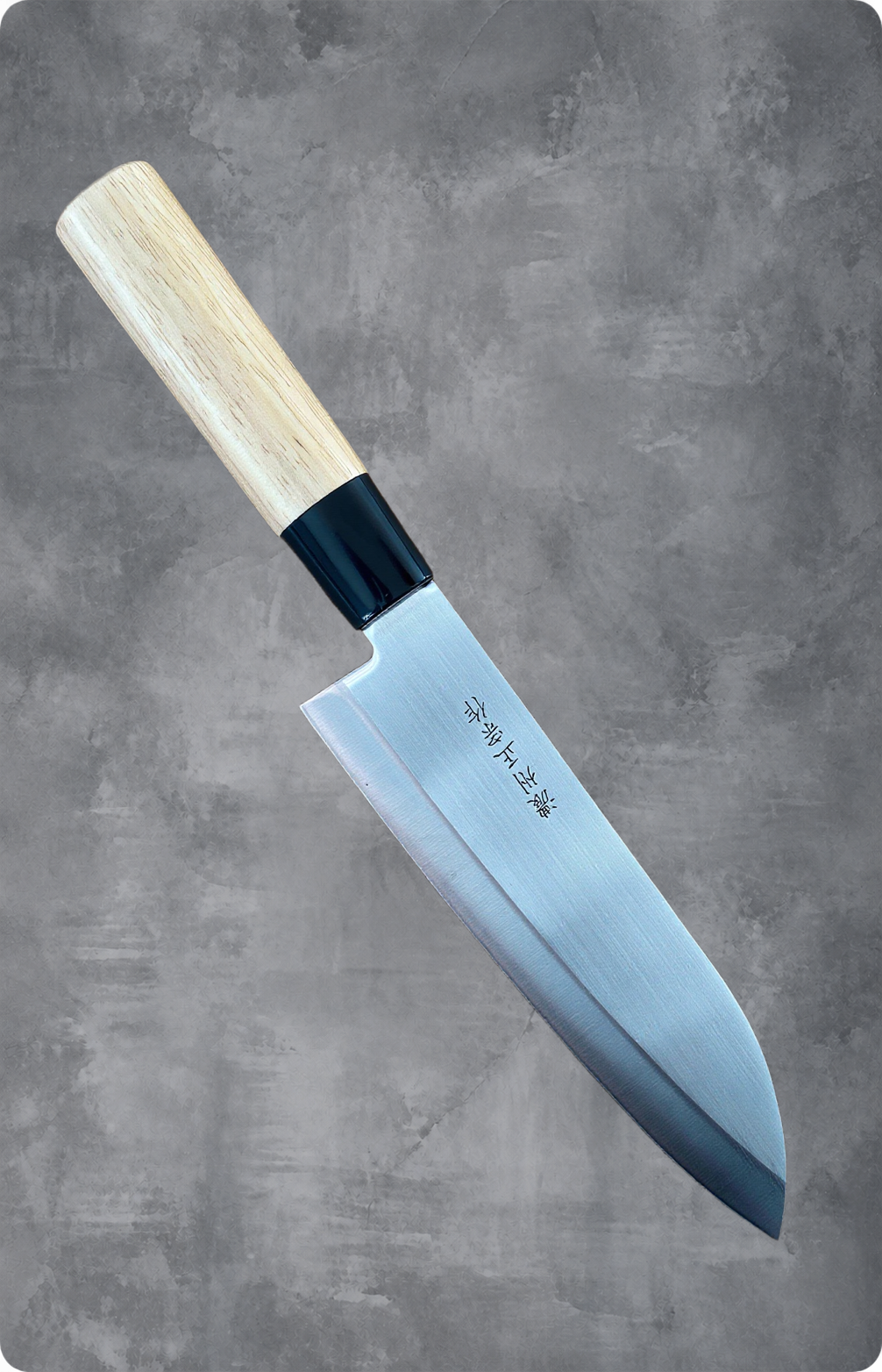 Santoku Nōshū Masamune 17,5 cm – lyst træskaft