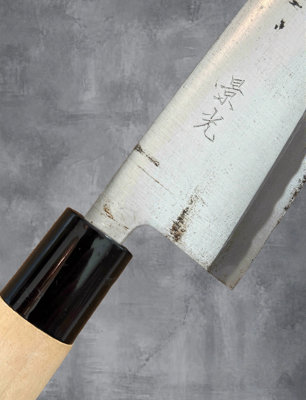 Japansk Deba 16,5 cm – brugt/vintage