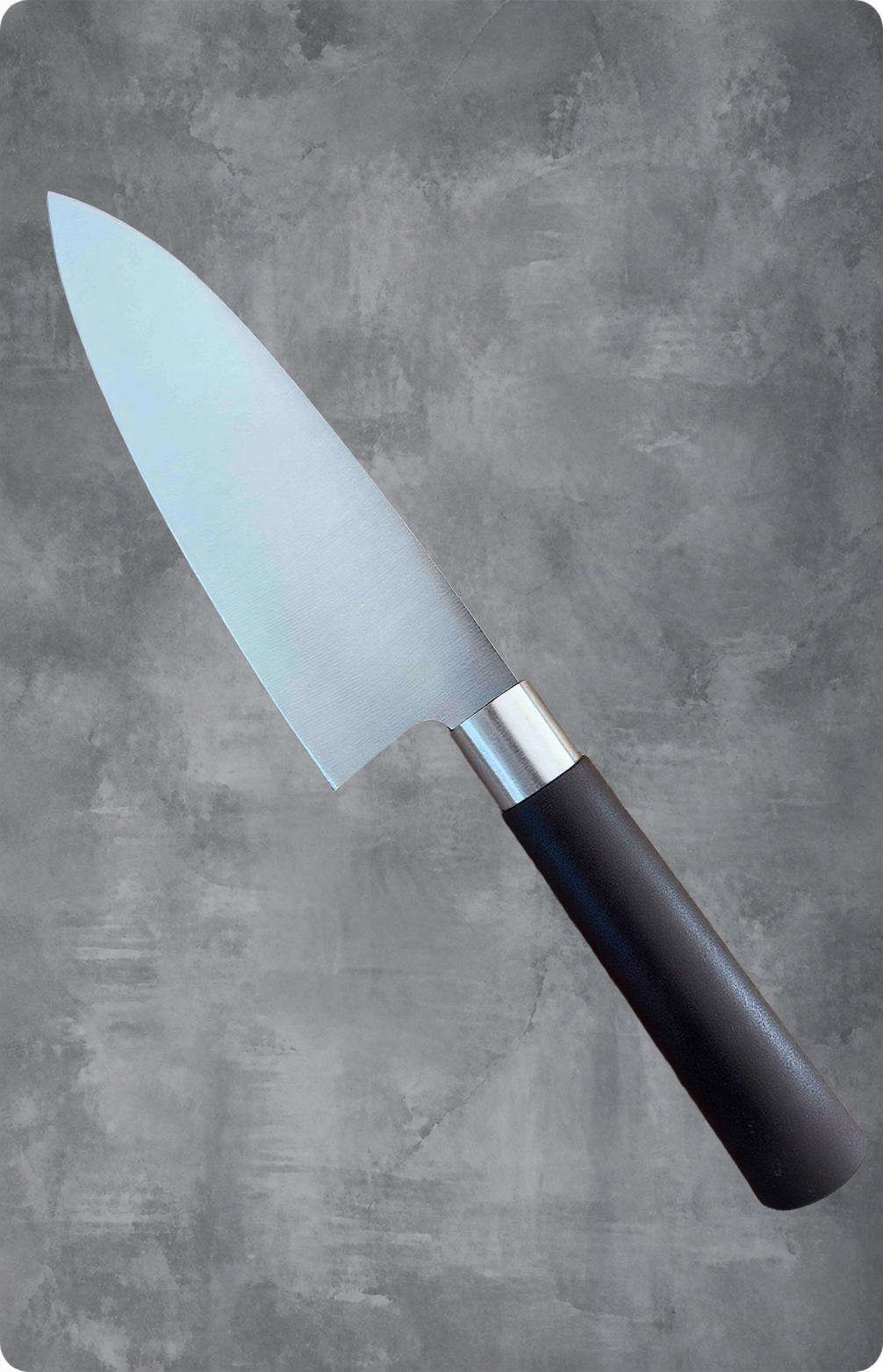 Deba Nōshū Masamune 16,5 cm – mørkebrunt plastskæfte