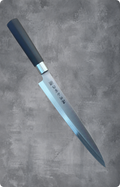 Yanagiba Nōshū Masamune 21,5 cm – mørkebrunt plastskæfte