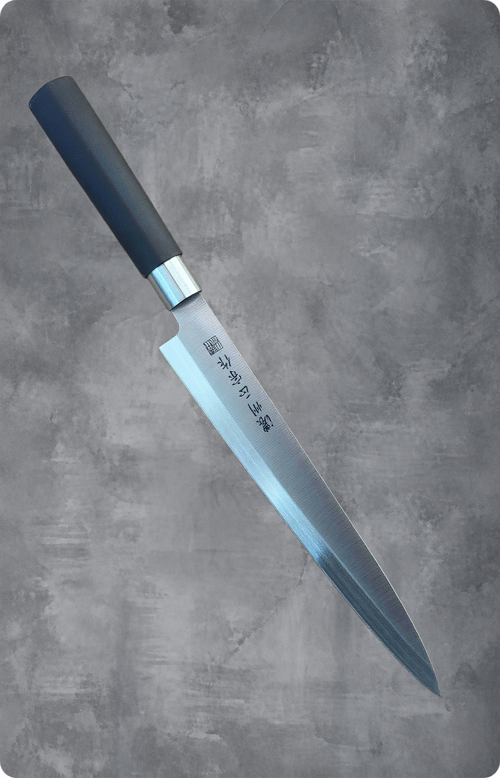 Yanagiba Nōshū Masamune 21,5 cm – mørkebrunt plastskæfte