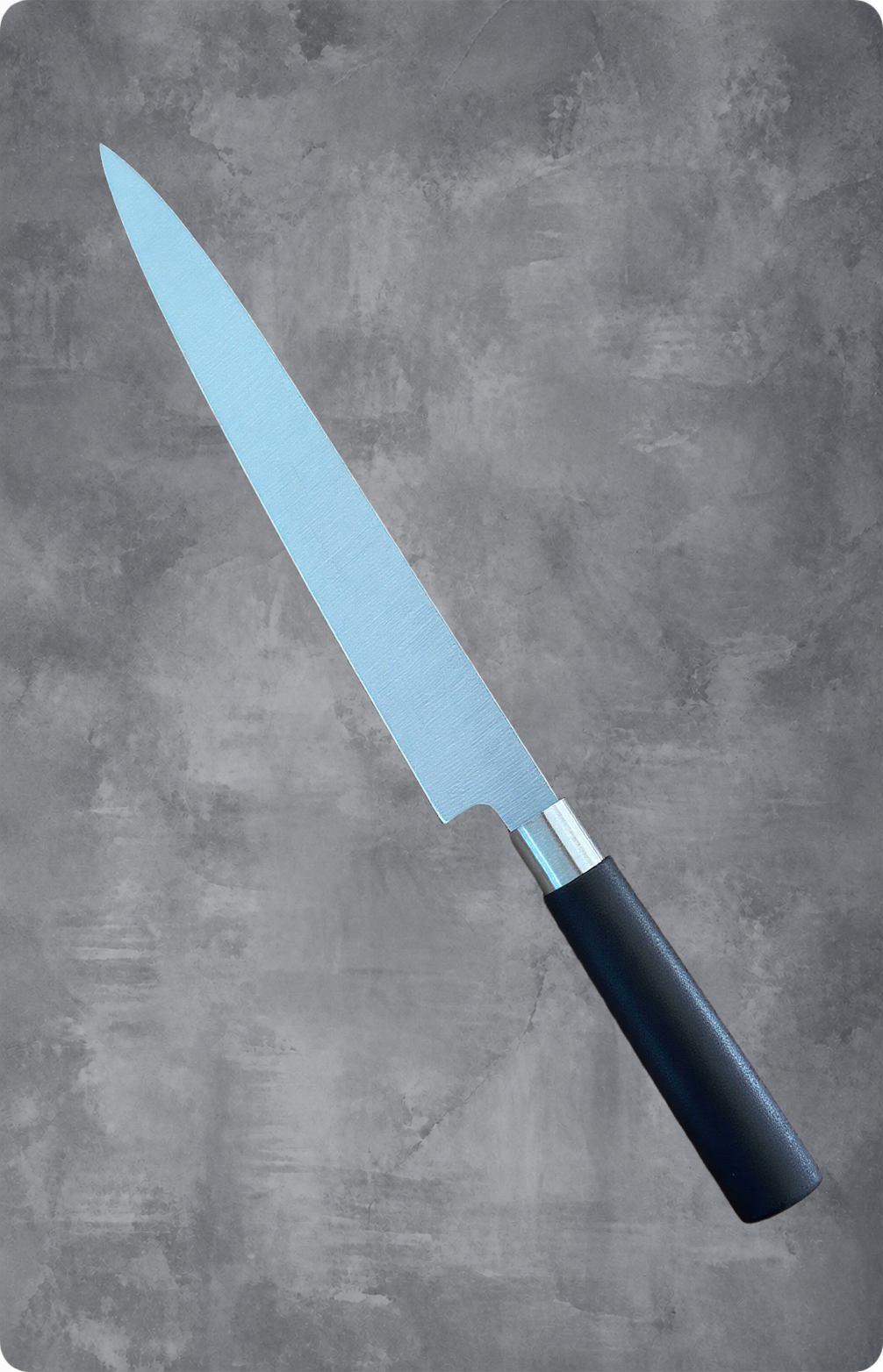 Yanagiba Nōshū Masamune 21,5 cm – mørkebrunt plastskæfte