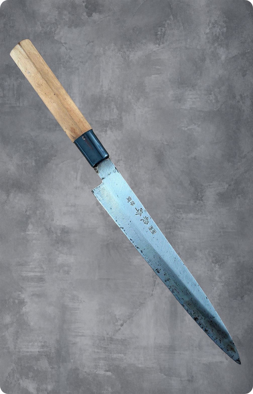 Japansk Yanagiba 22 cm – brugt/vintage