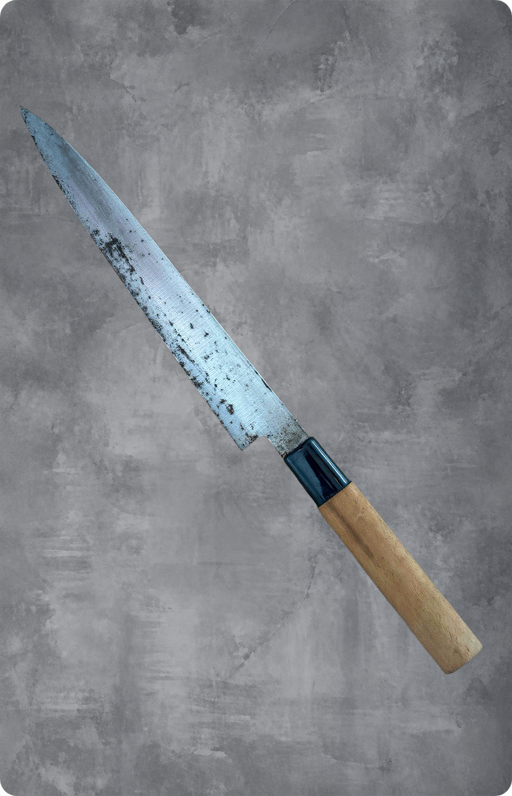 Japansk Yanagiba 22 cm – brugt/vintage